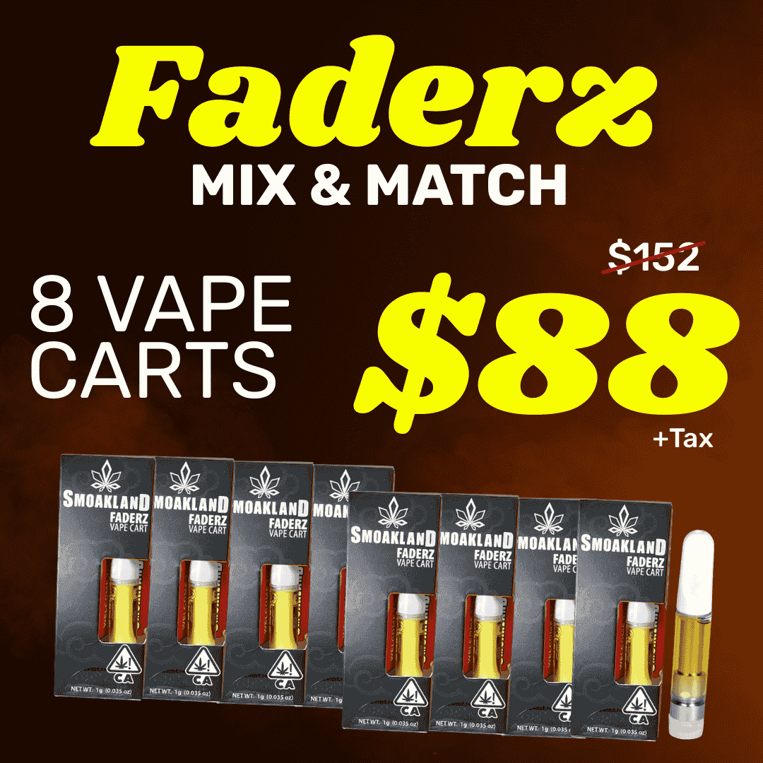 8 Faderz Vape Carts