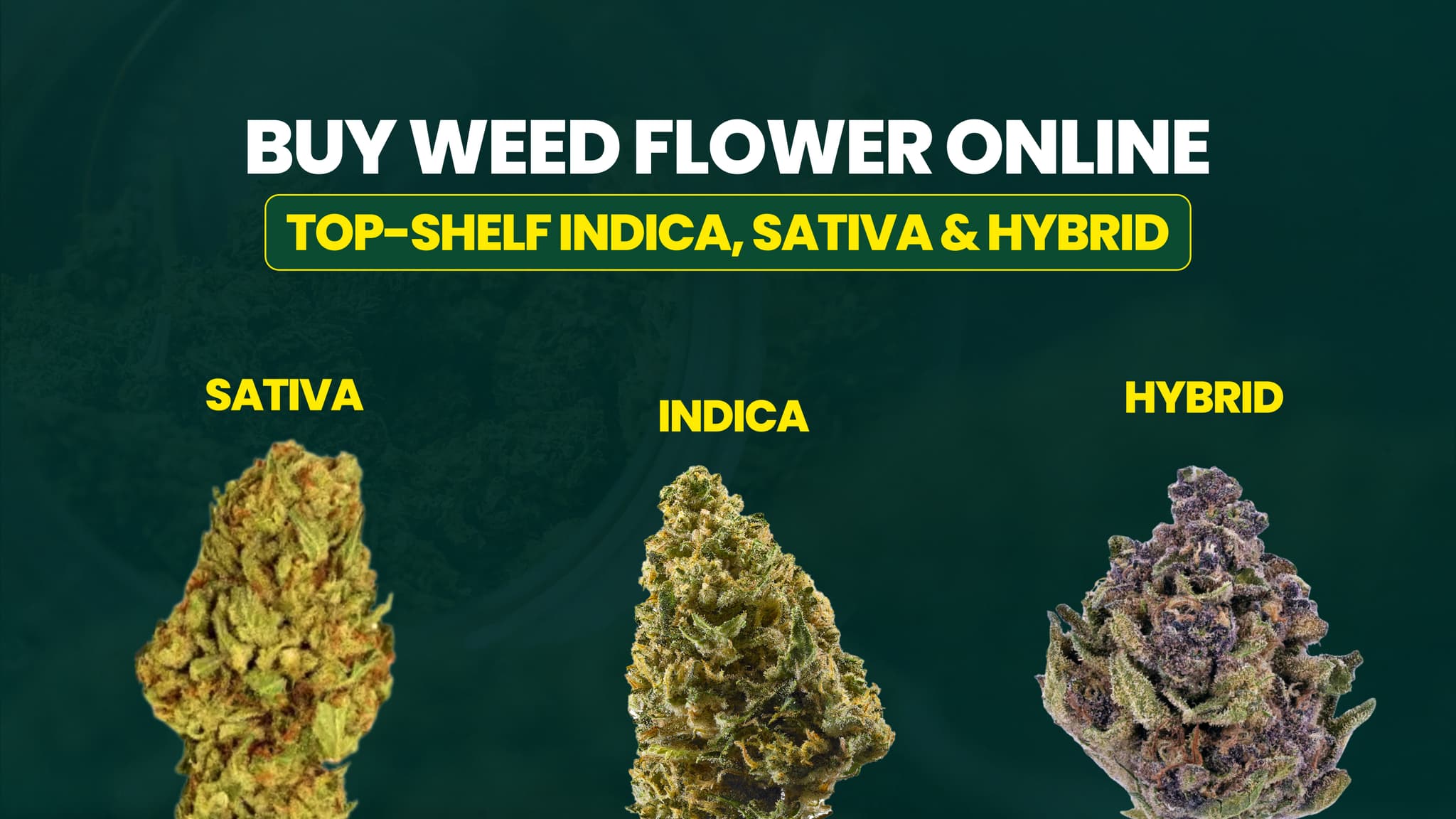 Buy Weed Flower Online | Top-Shelf Indica, Sativa & Hybrid