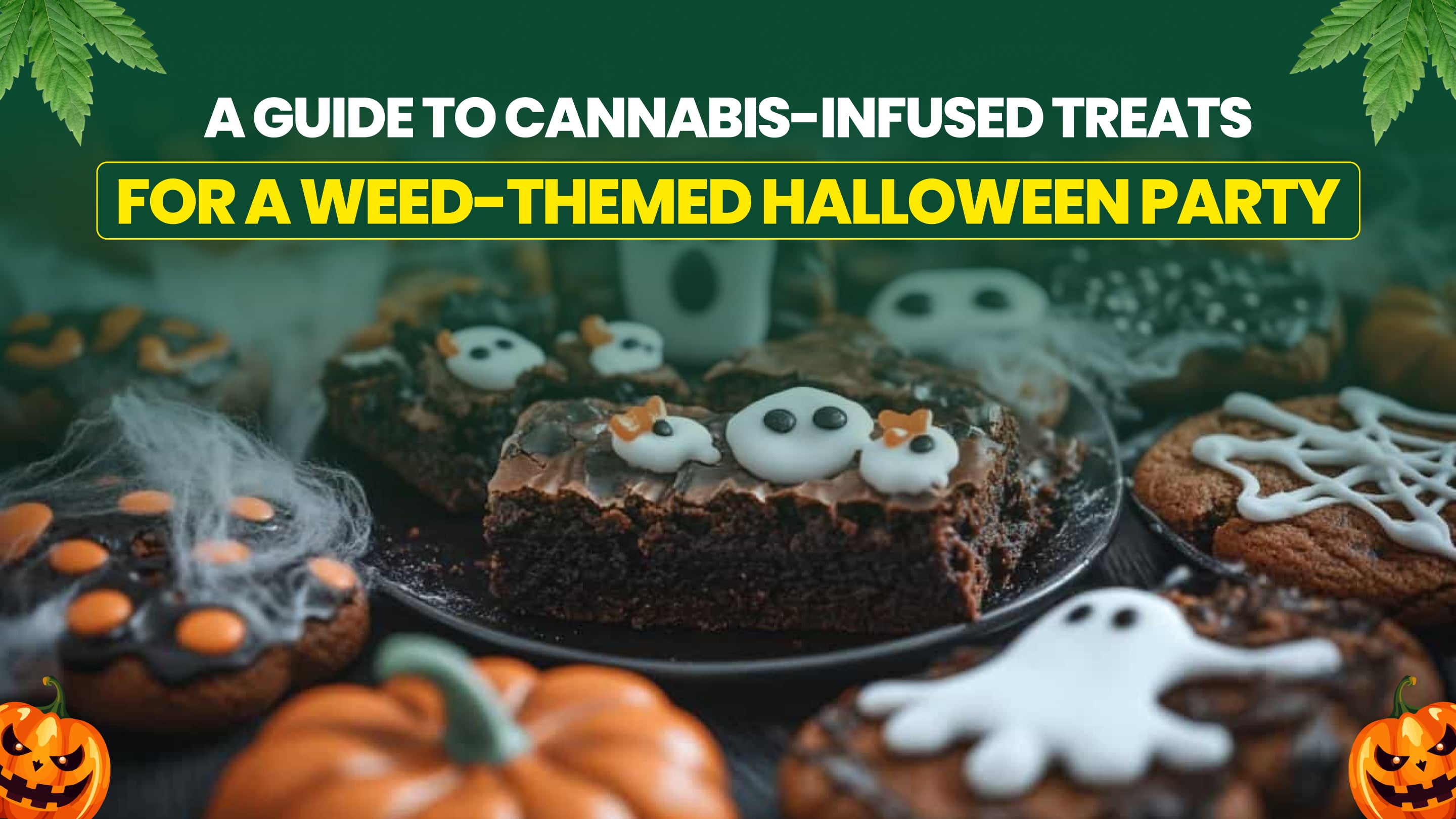 A guide to cannabis-infused treats for a weed-themed Halloween party