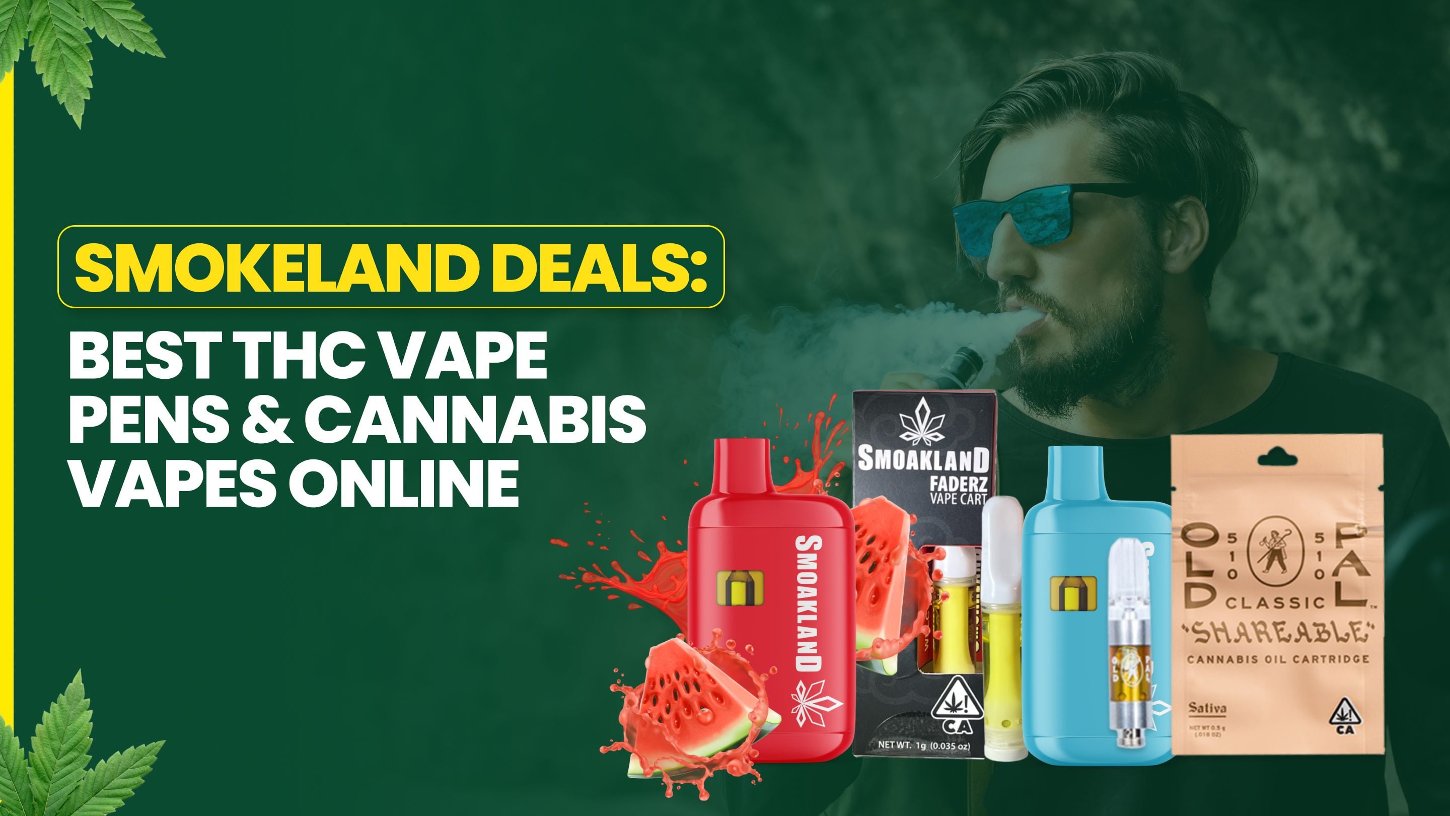 Smokeland Deals: Best THC Vape Pens & Cannabis Vapes Online