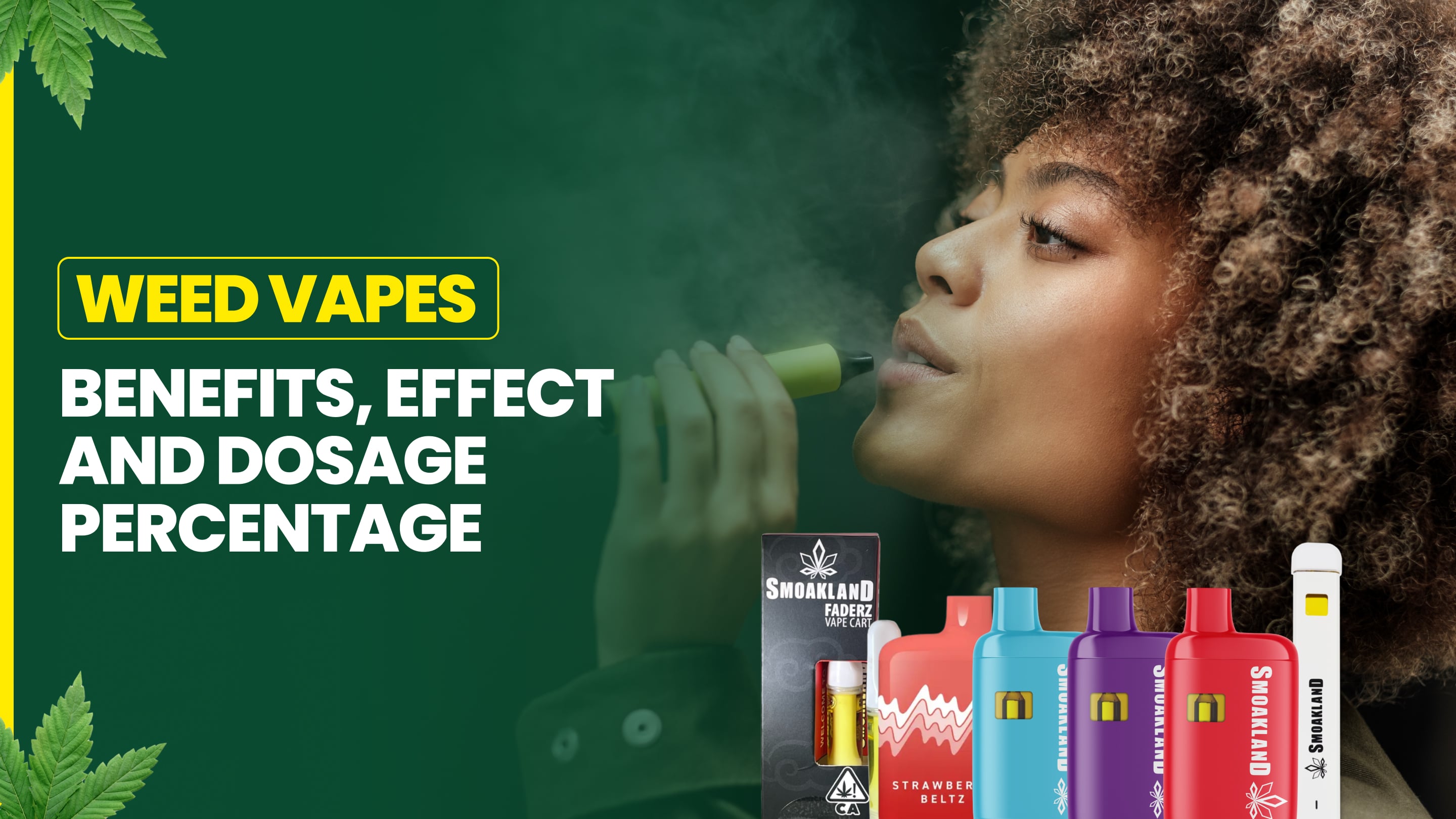 Weed Vapes: Benefits, effect and dosage percentage