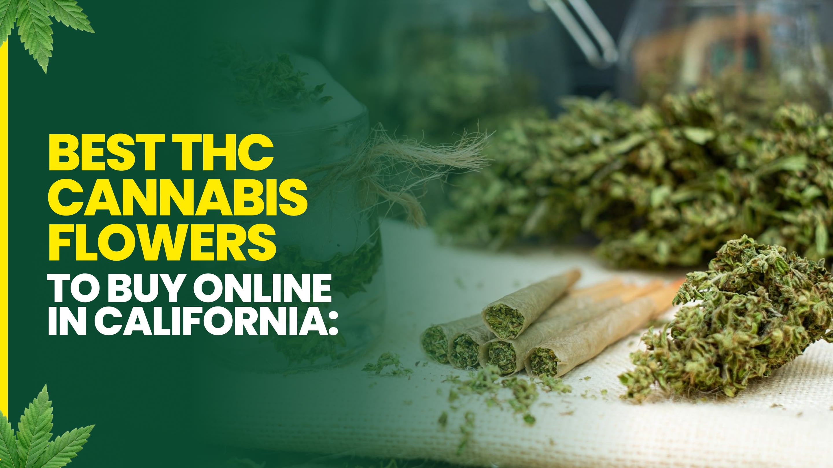 Best THC Cannabis Flowers to Buy Online in California