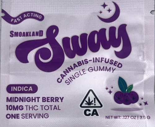 Sway Gummies - Midnight Berry Single Dose - 5mg