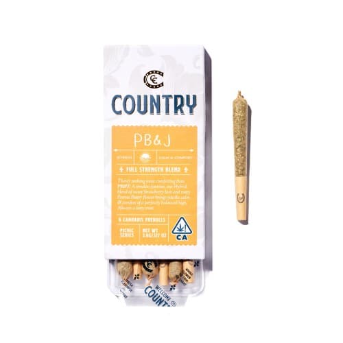 Country Ultra Premium Flower - Pre-roll 6pk - PB & J - 3.6g